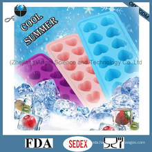 12-Cavity Silicone Ice Cream Mold Also for Cake, Pudding, Lollipop and Chocolate Si21